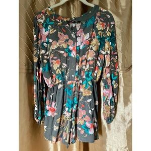 Girls O’Neil Floral Romper